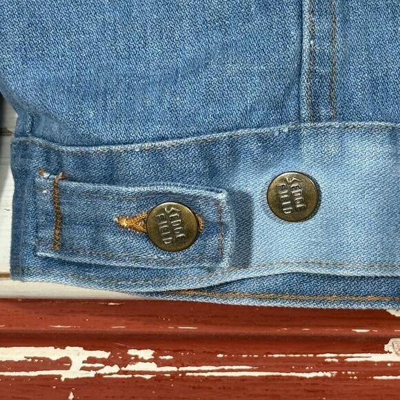 Vintage VTG 70s USA DO-NOTHING Sedgefield Jean‎ Jacket Grease Movie - Picture 5 of 12